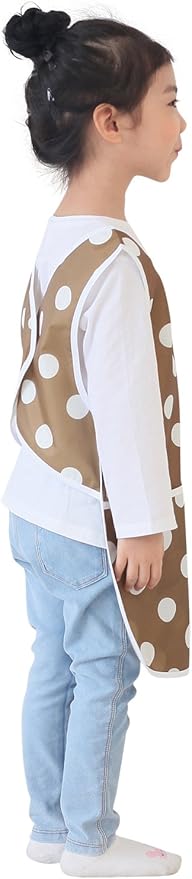 Kids Painting Apron – Waterproof Art Smock for Toddlers & Preschoolers, Messy Play, Baking, Crafts, Cooking, Mealtime