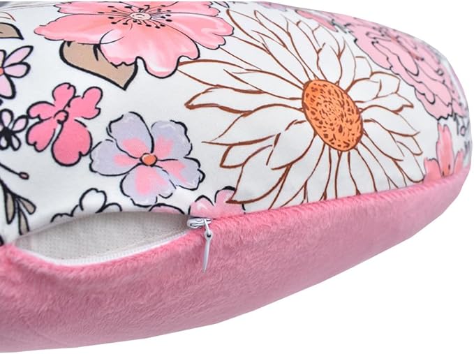 Boyoung Stretchy Nursing Pillow Covers Ultra Soft Slipcovers for Breastfeeding for Baby Girls Boys, Feeding Pillow Cover Fits Standard Infant Support Pillows Positioners Nursing Pillow Case
