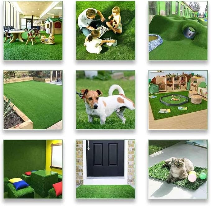 ALTRUISTIC Artificial Grass 15FTX96FT, Realistic Fake Grass Deluxe Turf - Image 6