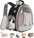 Guinea Pig Backpack, Space Capsule Bubble Window Small Animal Backpack by LightUpYourPetsLife