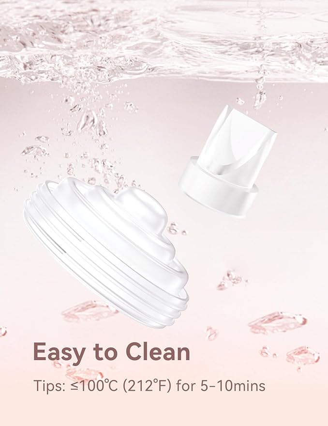 14PCS Breast Pump Parts Compatible with Momcozy M5 Replacement to Momcozy Duckbill Valves 10pcs and Silicone Diaphragms 4pcs, Not Original Mom Cozy Pump Part Accessories