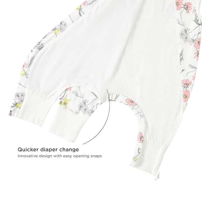 Duomiaomiao 0.5 TOG Toddler Sleep Sack 12-24 Months 100% Cotton Lightweight Baby Sleep Sack with Feet, Breathable Comfy Toddler Wearable Blanket