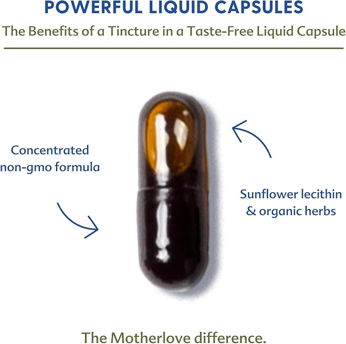 Motherlove More Milk Plus (60 Liquid caps 2 Pack) Fenugreek-Based Lactation Supplement to Support Breast Milk Supply—Non-GMO, Organic Herbs, Vegan, Kosher