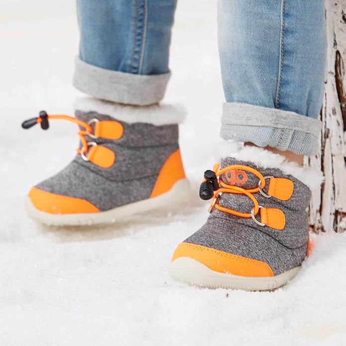 BMCiTYBM Toddler Baby Snow Boots Winter Shoes Boys Girls Cold Weather Baby Faux Fur Shoes
