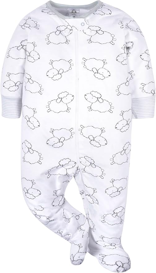 Gerber Baby Boys 4 Pack Sleep 'N Play Footie