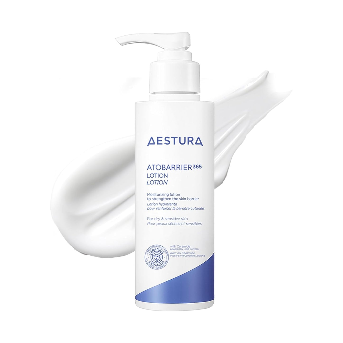 AESTURA ATOBARRIER365 Lightweight Korean Face Moisturizer with Ceramides | Strengthens Barrier, Fast-Absorbing Hydration, Suitable for Dry, Normal & Sensitive Skin, 150ML / 5.07 fl. Oz.