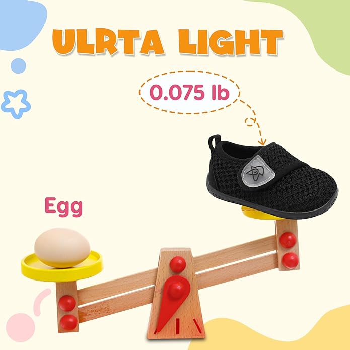 LeIsfIt Baby Shoes Boys Girls First Walking Shoes Non-Slip Infant Sneakers Lightweight Slip-on Crib Sneakers for First Walkers