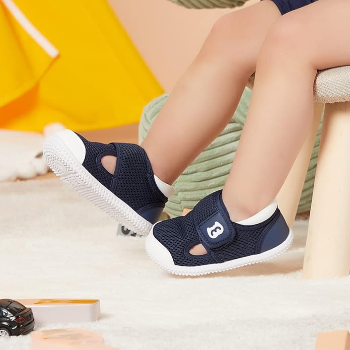 BMCiTYBM Baby Shoes Boy Girl Infant Sneakers Non-Slip First Walkers 6 9 12 18 24 Months