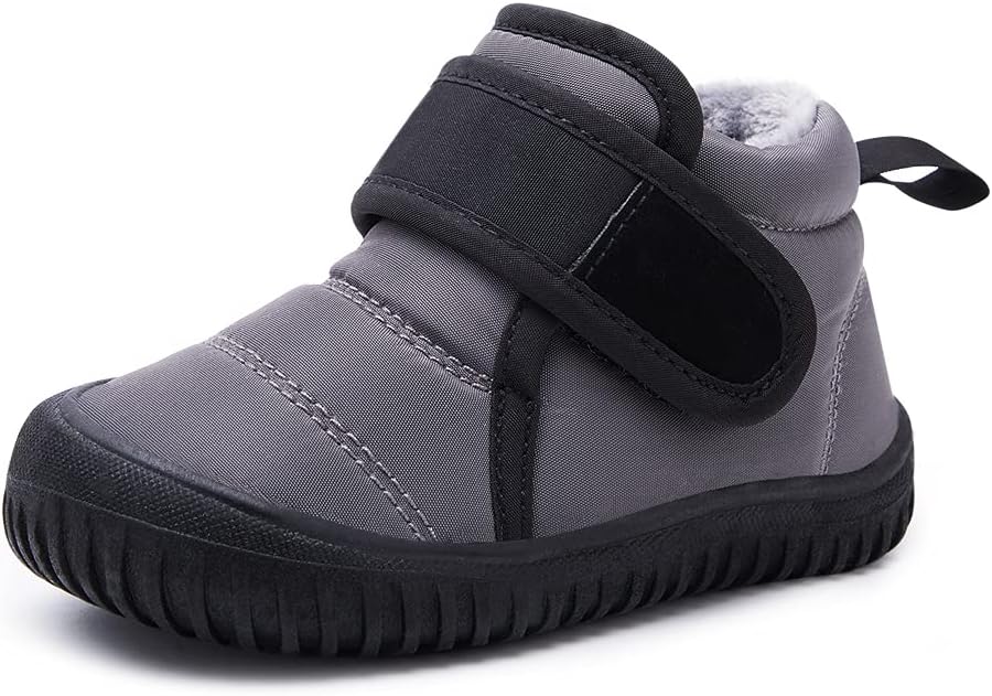 BMCiTYBM Toddler Baby Snow Boots Winter Shoes Boys Girls Cold Weather Baby Faux Fur Shoes