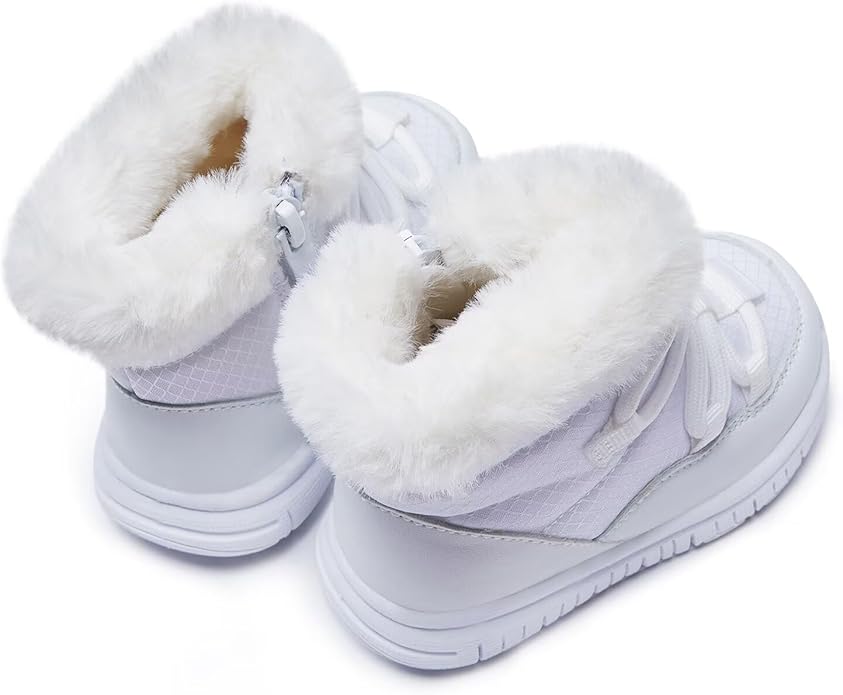 BMCiTYBM Girls Boys Snow Boots Warm Winter Fur Lined Baby Shoes (Infant/Toddler/Little Kid)
