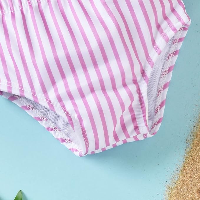 Aalizzwell Toddler Baby Girl Bathing Suit Two Piece Swimsuit Bikini Beach Wear