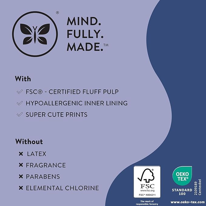 The Honest Company Clean Conscious Overnight Diapers for Sensitive Skin, Hypoallergenic Fragrance-Free Baby Diapers, Cozy Cloud and Star Signs Design, Club Box, Size 3 (16–28 lbs), 52 Count