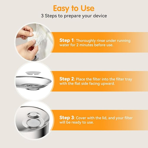 12 Pack Replacement Cat Fountain Filter Compatible - Image 2