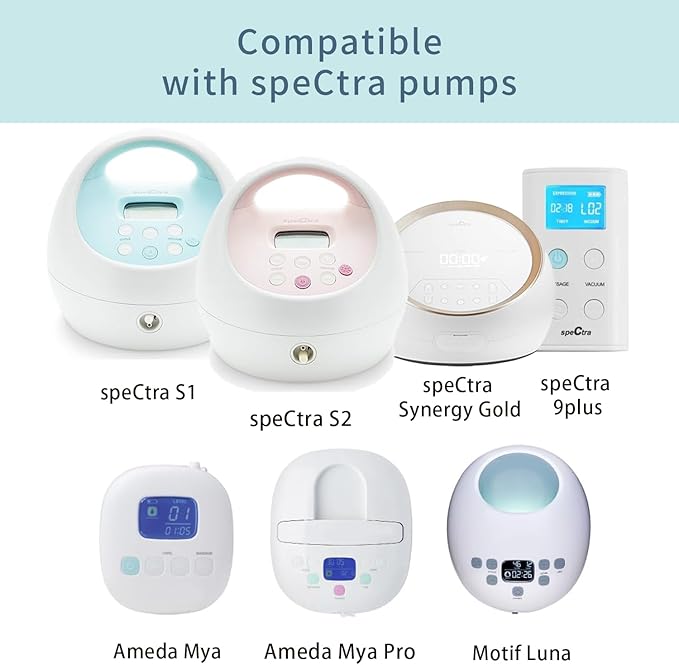 15mm Flange Compatible with Spectra S1 S2 9 Plus Synergy Gold Breastpump Replacement to Spectra Pump Parts and Flange; Not Original; Replaces Shield