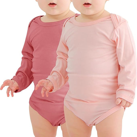 Jimonda Bamboo Baby Bodysuit Long Sleeve Infant Romper Soft Boy Girl Unisex Newborn Clothes One Piece Outfits Summer Fall