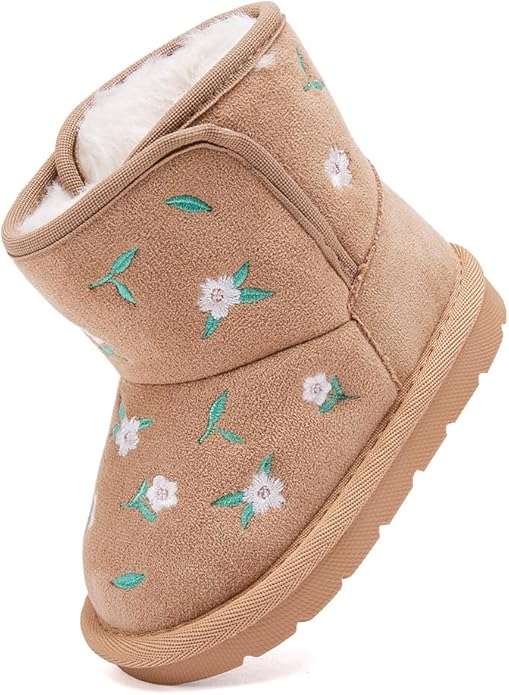 BMCiTYBM Girls Boys Snow Boots Warm Winter Fur Lined Baby Shoes (Infant/Toddler/Little Kid)