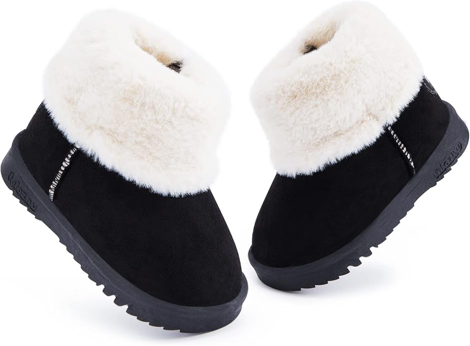 BMCiTYBM Girls Boys Snow Boots Warm Winter Fur Lined Baby Shoes (Infant/Toddler/Little Kid)