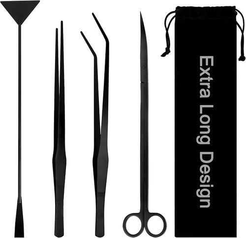 15Inch Extra Long Design Aquarium Aquascaping Tool Stainless Steel Aquascape by Funnytek