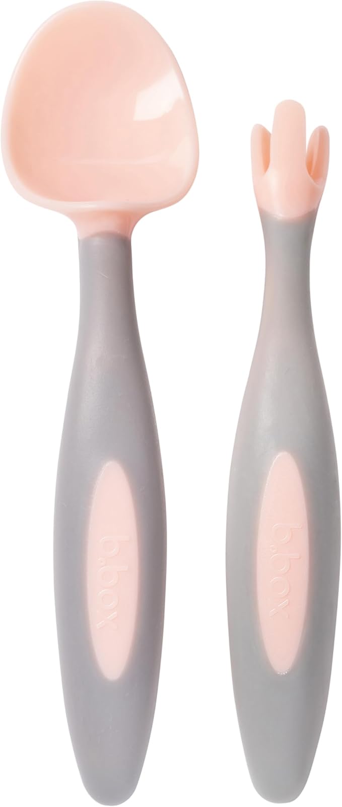 b.box Toddler Cutlery Set – Patented FLORK Flower Fork & Easy-Grip Spoon with Travel Case. BPA-Free, Dishwasher Safe. Designed by Occupational Therapists. Ages 9M+ (Tutti Fruitti)