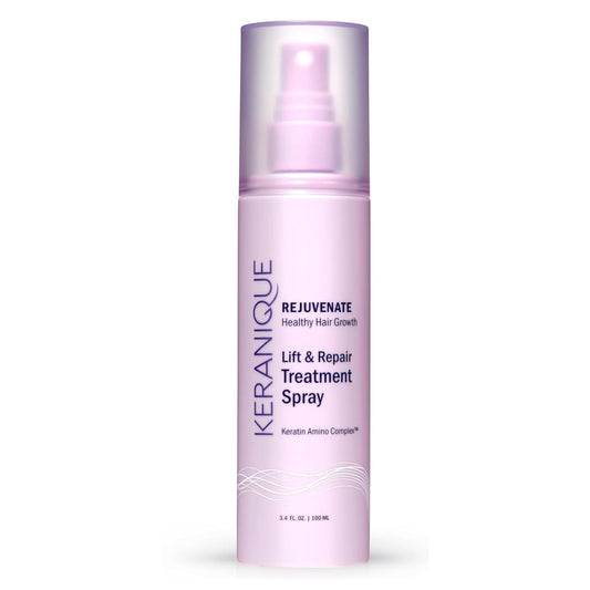 Keranique Lift and Repair Treatment Spray, Keratin Hair Treatment Instant Volume and Body Amino Complex, Free of Sulfates, Dyes and Parabens, Unscented, 3.4 Fl Oz, 1 pack (40041-3.4 fl. oz.)