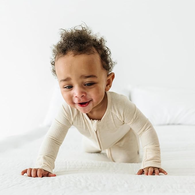 Little Sleepies Pajamas for Baby Boys & Girls, Viscose from Bamboo Baby Pajamas, Preemie & Newborn Sleepers, 2-Way Zipper PJs
