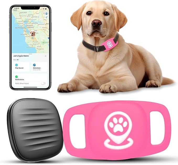 Pet Tracker for Dog, Dog Tracker Smart Pet Location Tracker by Veeind