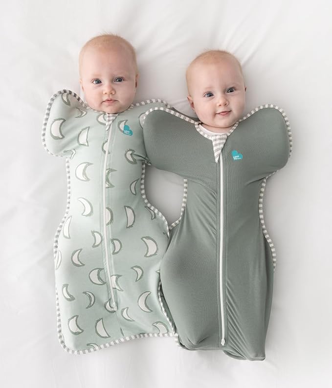 Love to Dream Swaddle UP, Baby Sleep Sack, Self-Soothing Swaddles for Newborns, Improves Sleep, Snug Fit Helps Calm Startle Reflex, New Born Essentials for Baby, 1.0 TOG, 5-8.5 lbs, Deep Olive