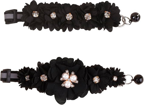 2 Pack Cat Collar Pink Floral by OGEFOTED