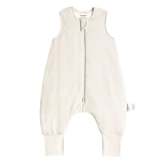 Rayon Made from Bamboo Toddler Sleep Sack with Feet 1.0 Tog Breathable Sleep Sack 6-12 Months Ultra Soft Baby Wearable Blanket with Legs Unisex Sleeping Bag with 2-Way Zipper