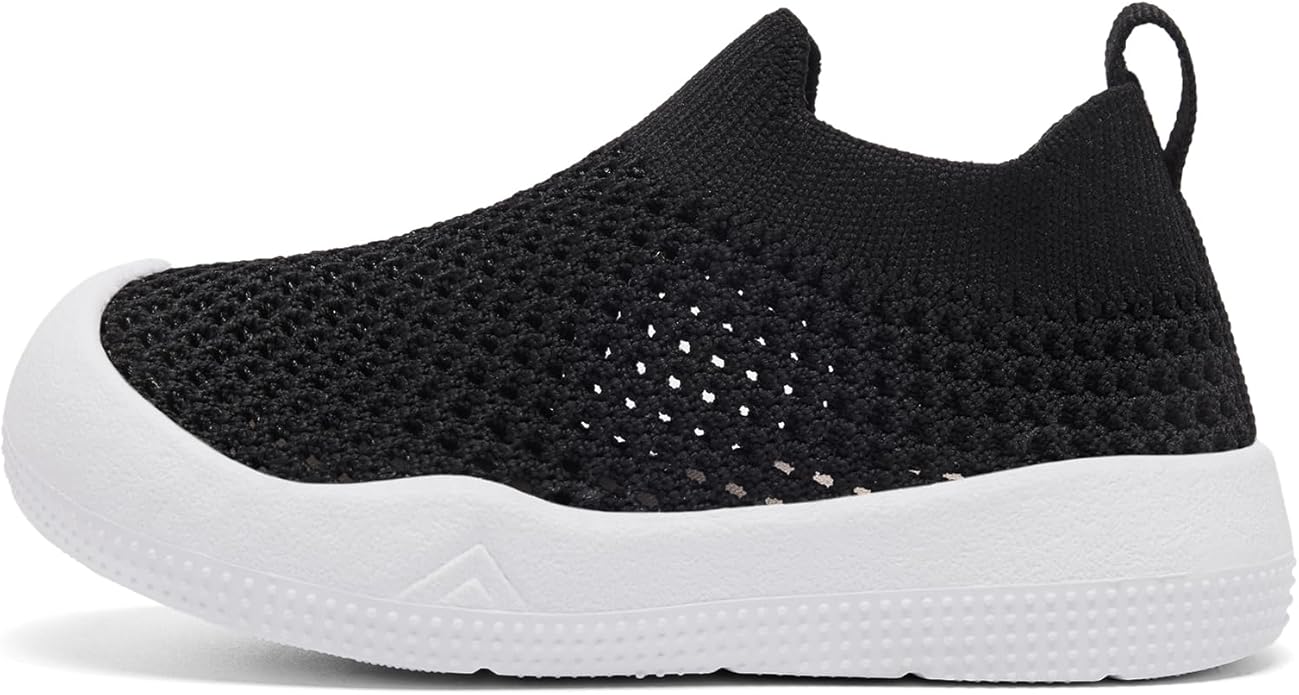Eashi Baby Boy Girl Non-Skid Indoor Infant Walking Shoes Breathable Warm Elastic Sock Shoes with Memory Sole Protect Toes Outdoor Sneakers