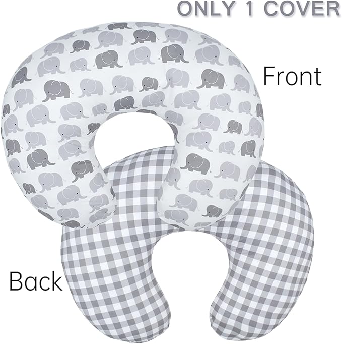 Winmany Baby Nursing Pillow Cover Newborn Removable Breastfeeding Pillowcover Cute Pattern Girls Boys Nursing Pillowcase for Breast and Bottole Feeding