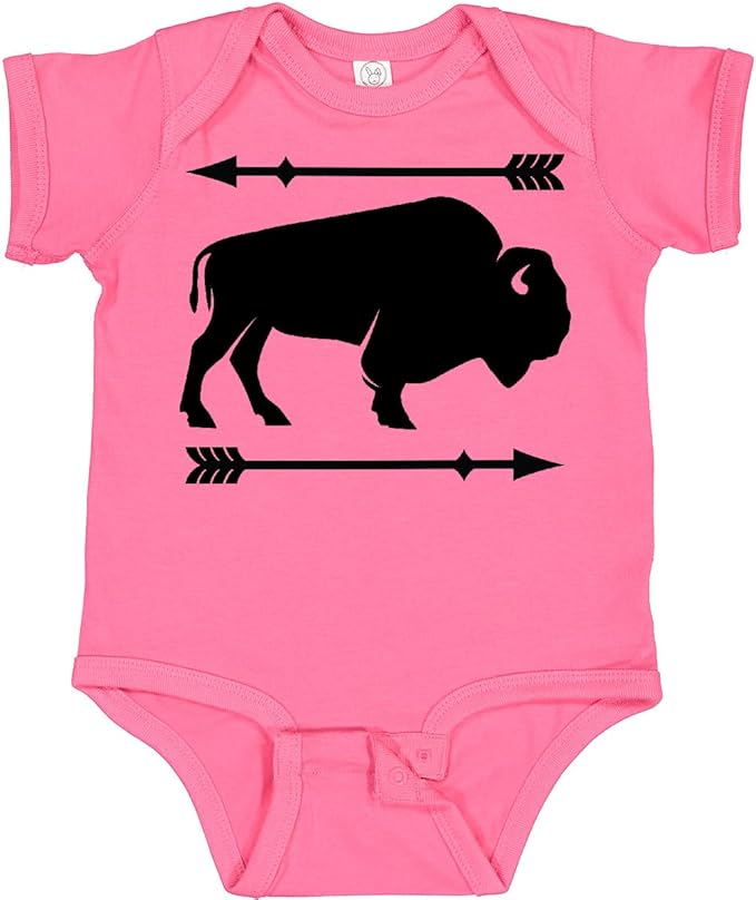 inktastic Buffalo Cute Animal Western Baby Bodysuit