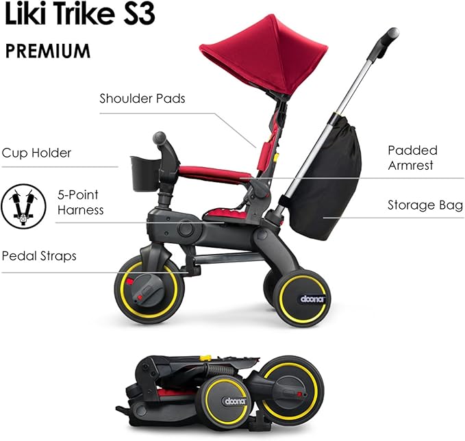 DOONA - Liki Trike S3 - Flame Red