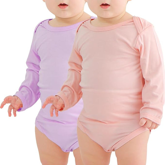 Jimonda Bamboo Baby Bodysuit Long Sleeve Infant Romper Soft Boy Girl Unisex Newborn Clothes One Piece Outfits Summer Fall