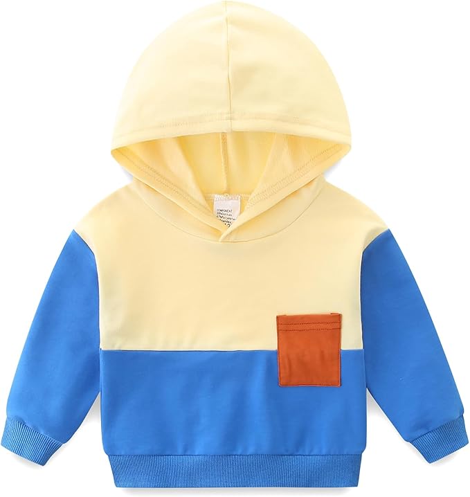Baby Boy Outfits Short Long Sleeve Pants Clothes Set Spring Summer Hooded Patchwork Sweatshirt