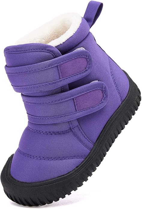 BMCiTYBM Toddler Baby Snow Boots Winter Shoes Boys Girls Cold Weather Baby Faux Fur Shoes