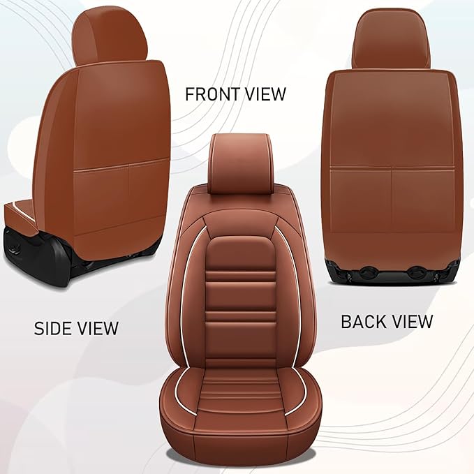 Seat Cover for Lexus Car gx460 2010-2023 | Car Seat Covers Front Seats, Waterproof Seat Protectors, Automotive Front Seat Covers (Front Seat, Coffee)