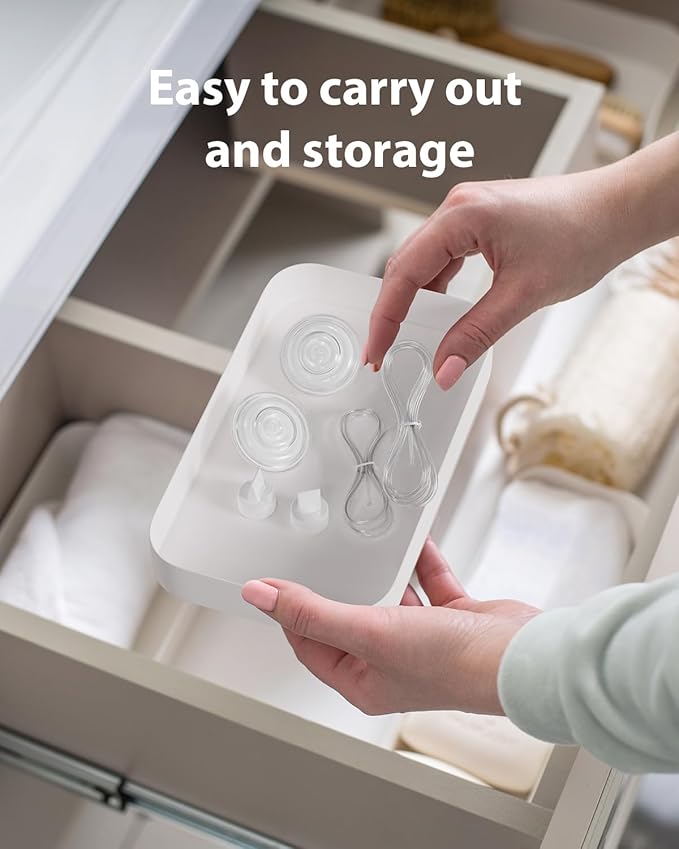 Electric Breast Pump Parts Compatible with Spectra S1/S2/9 Plus, Duckbill Valves, Backflow Protector Membrane and Tubes (Not Original Spectra Accessories)