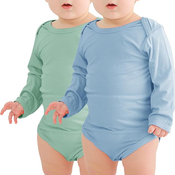 Jimonda Bamboo Baby Bodysuit Long Sleeve Infant Romper Soft Boy Girl Unisex Newborn Clothes One Piece Outfits Summer Fall