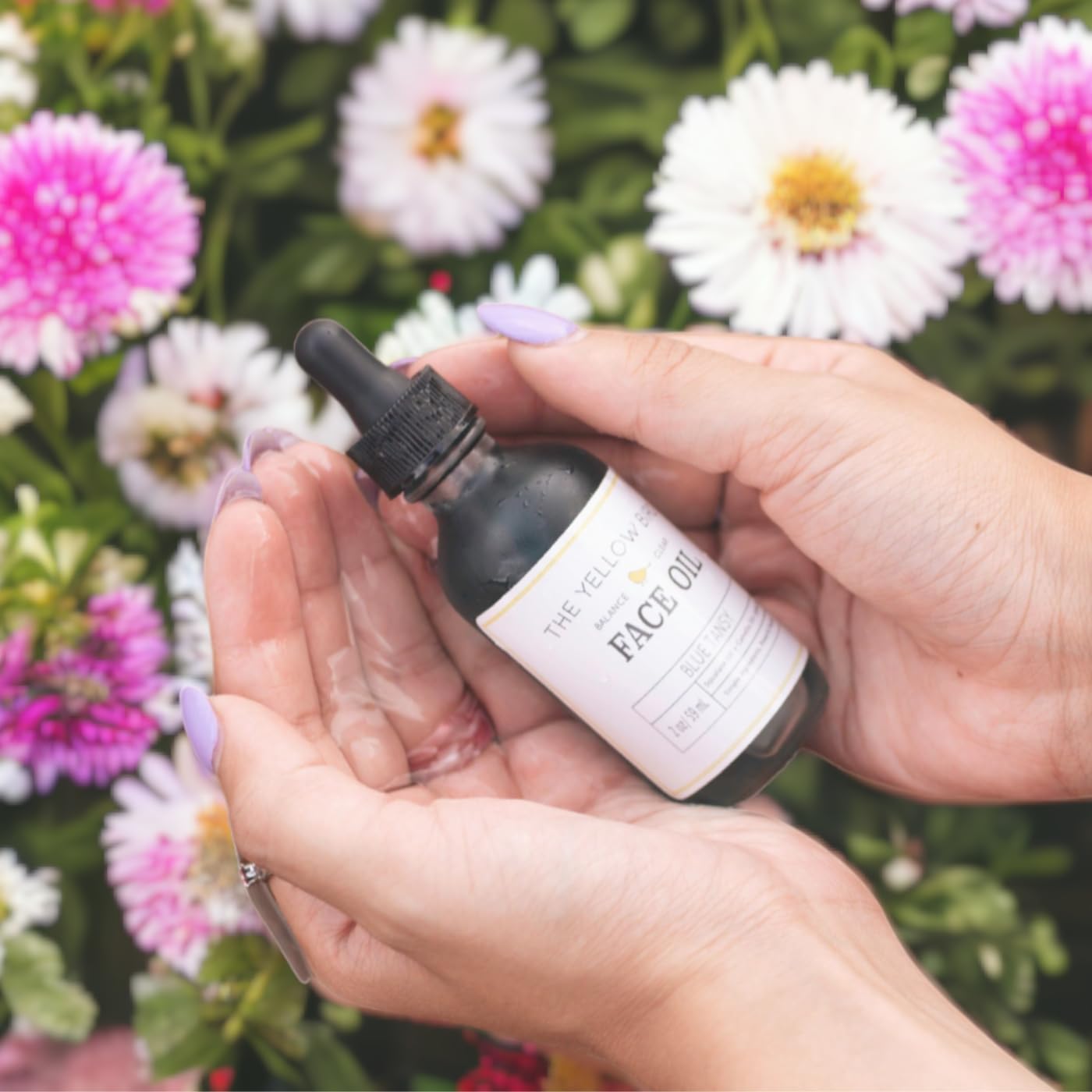 Yellow Bird Balancing Blue Tansy Face Oil 2 oz / 59 ml – Skin Glowing Serum. Collagen Support. Promotes Clear Skin Naturally. Wrinkle, Blemish & Pore Minimizer. Natural, Vegan Facial Moisturizer.