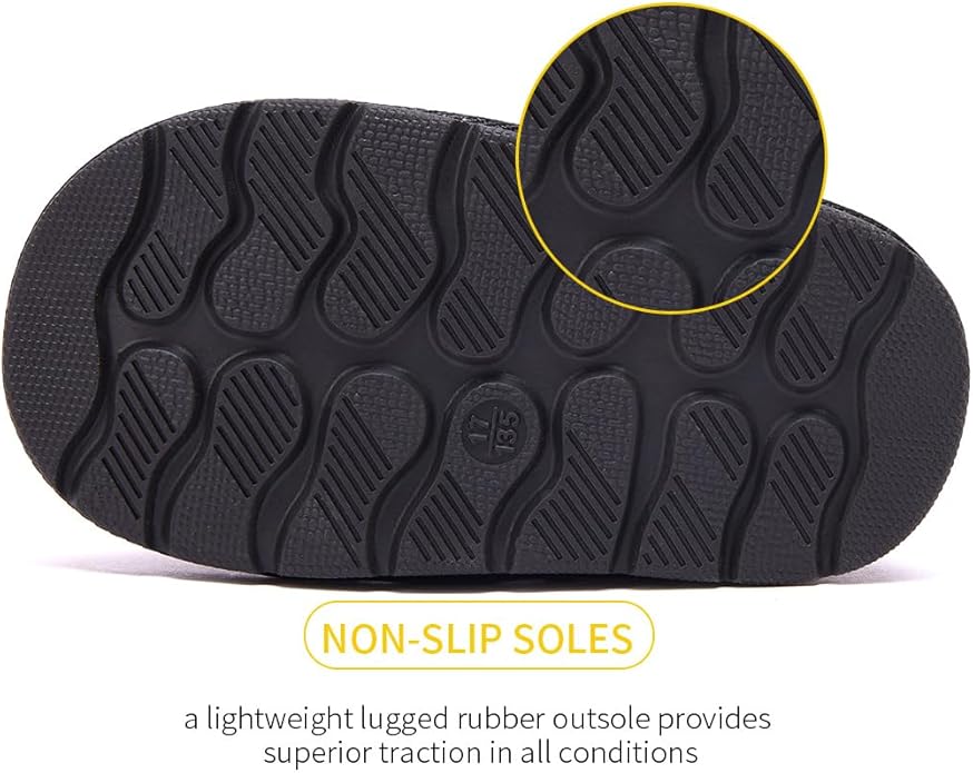 BMCiTYBM Girls Boys Snow Boots Warm Winter Fur Lined Baby Shoes (Infant/Toddler/Little Kid)