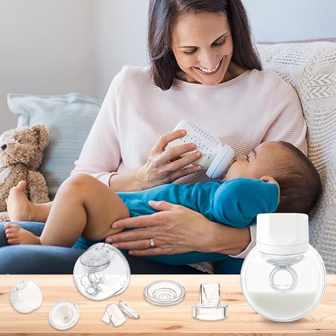 Beast Pump Full Set Milk Collector Cup 24mm Only Compatible with Momcozy S12 Pro/S9 Pro Breast Pump, NOT for S9/S12,for S12 Pro/S9 Pro Wearable Breast Pump Replacement Parts with 24mm Flange