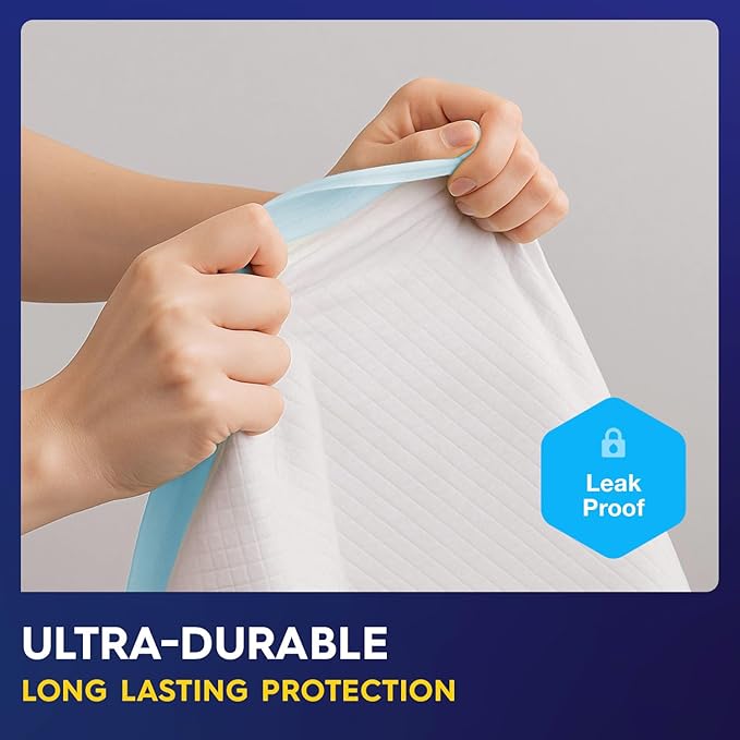 50 x PULP Incontinence Underpads 36" x 36" | XXXL Bed Pads Disposable Adult | Super Absorbency Chux Pads for Adults, Children & Babies | Incontinence Bed Pads & Pee Pads | FSA & HSA Eligible