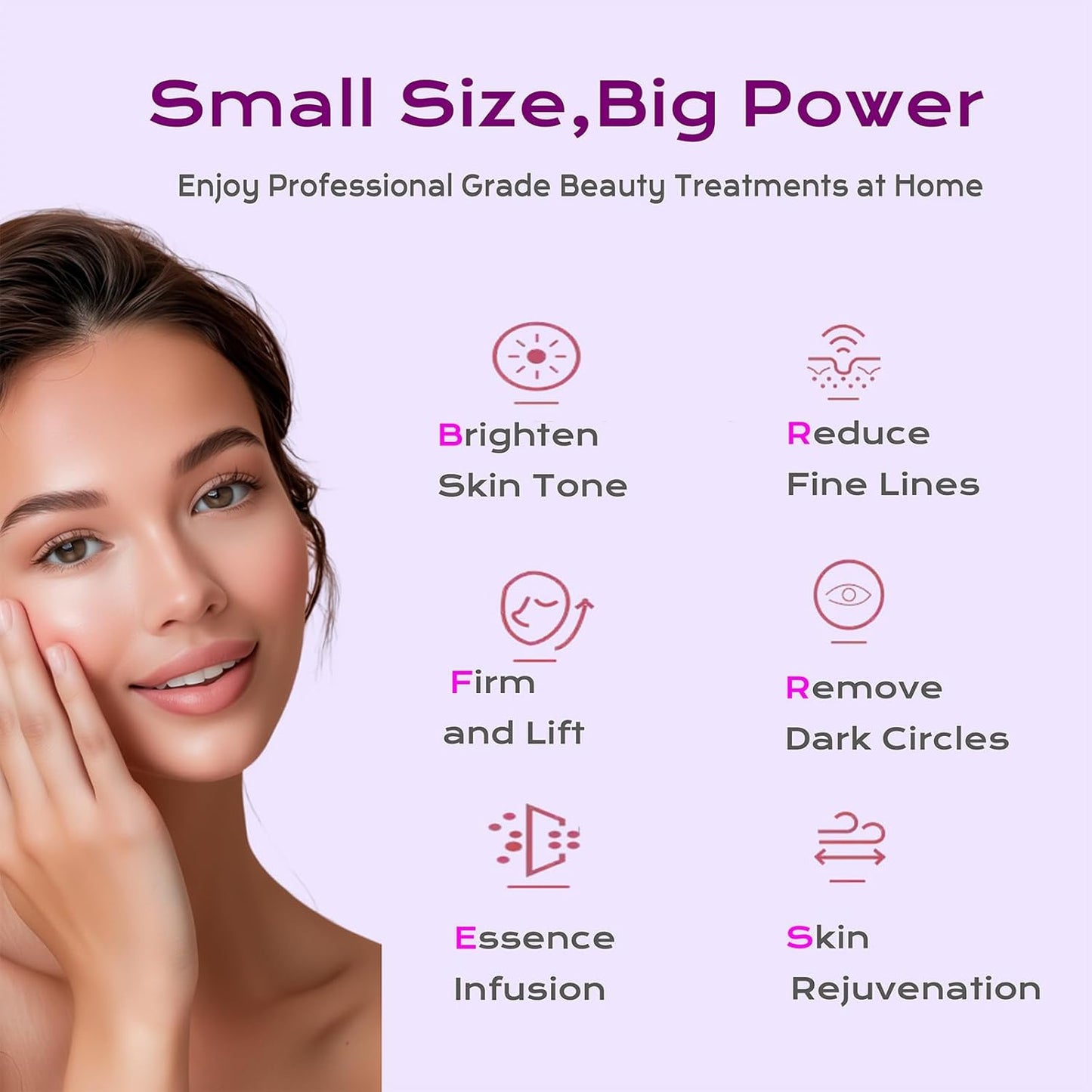 Red Light Therapy Wand for Face and Neck - 9 Color LED Massager - Multifunctional Anti-Wrinkle Face Lift Device - Microcurrent Facial Device for Skincare