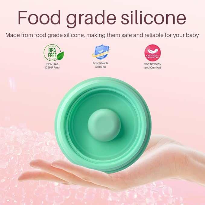 TB Tbuymax 2pc Diaphragm and 6pc Duckbill Valves Compatible with Elvie Stride Breast Pump Parts, Replace for Elvie Stride Pump Not Original Pump Seals Membrane Accessories