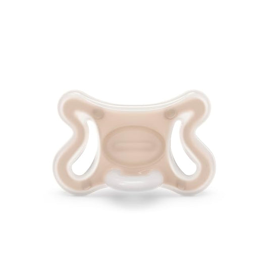 Suavinex Zero Zero Silicone Baby Pacifier w/SX Pro Physiological Pacifier Nipple (6-18M), Light