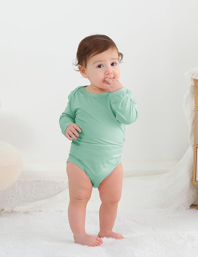 Jimonda Bamboo Baby Bodysuit Long Sleeve Infant Romper Soft Boy Girl Unisex Newborn Clothes One Piece Outfits Summer Fall
