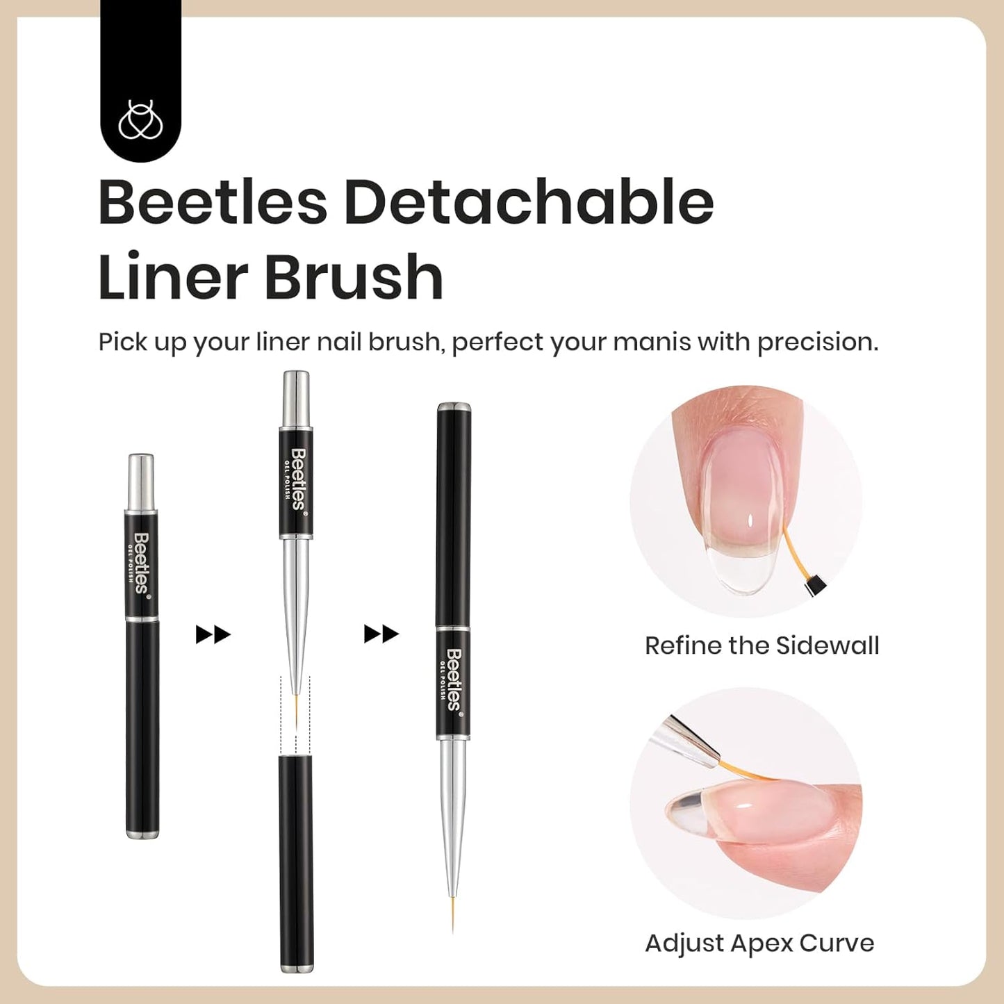 Beetles Builder Gel for Nail and Blooming Gel Set, 2 Pcs 15ml Nail Art Polish for Spreading Effect Marble Stone Builder Extension, Soak Off LED Lamp DIY Manicure Fall Nails Gifts for Women