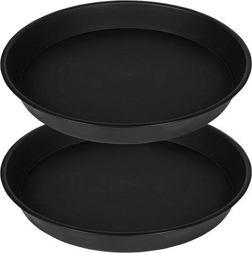 2 Pack of 14 inch Plant Saucer, Heavy Duty Round Plant Trays by Bleuhome