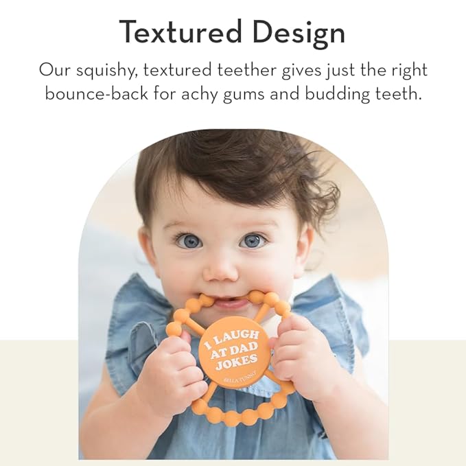 Baby Teether by Bella Tunno, Silicone Teethers for Babies 3-6 Months, 6-12 Months, Baby Toys, Pacifier, Teething Relief, Boys, Girls, Coach